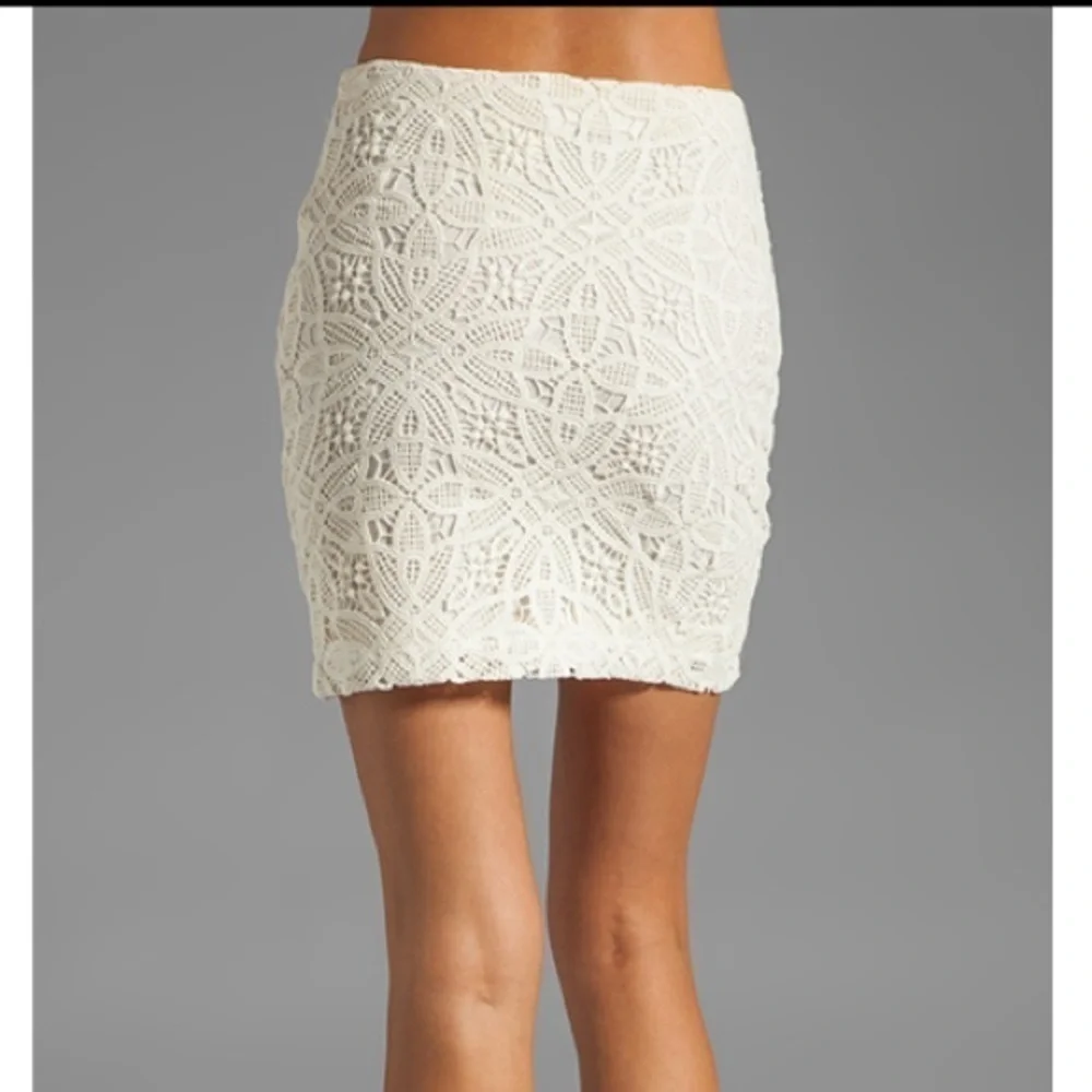 Jack by BB Dakota Fiona Crochet Lace Mini Skirt